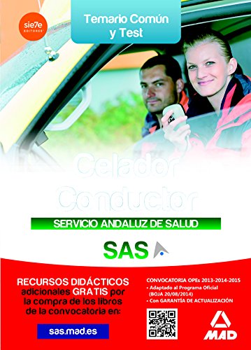 Stock image for CELADOR CONDUCTOR DEL SERVICIO ANDALUZ DE SALUD. TEMARIO COMN Y TEST for sale by Zilis Select Books