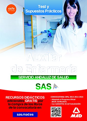 Imagen de archivo de Auxiliar Enfermera del Servicio Andaluz de Salud. Test y casos prcticos a la venta por Iridium_Books