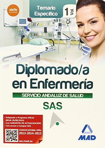 Stock image for DIPLOMADO EN ENFERMERA DEL SERVICIO ANDALUZ DE SALUD. TEMARIO ESPECFICO VOL 1 for sale by Zilis Select Books