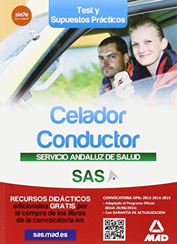 Stock image for CELADOR CONDUCTOR DEL SERVICIO ANDALUZ DE SALUD. TEST Y CASOS PRCTICOS for sale by Zilis Select Books