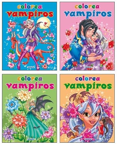 9788467702071: Colorea vampiros (4 ttulos)