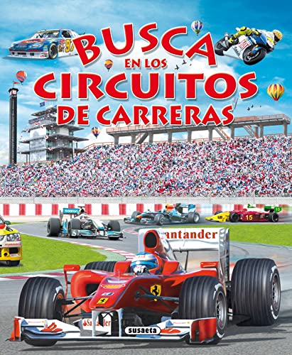 Beispielbild fr Busca en los circuitos de carreras / Looking at the race track zum Verkauf von medimops