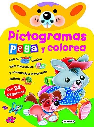 9788467784053: Pictogramas - Pega y colorea conejito