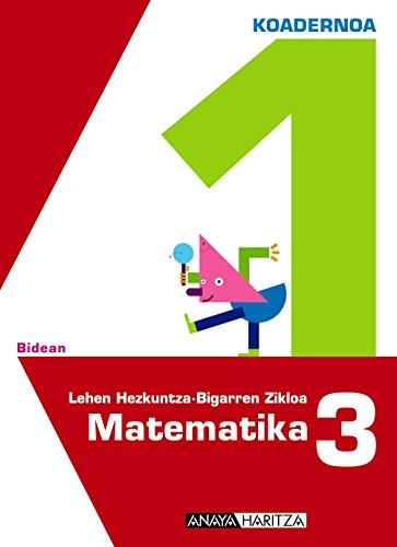 Stock image for Matematika 3. 1 Koadernoa. for sale by Iridium_Books