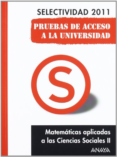 Stock image for Matemticas aplicadas a las Ciencias Sociales II. Pruebas de Acceso a la Universidad. for sale by medimops