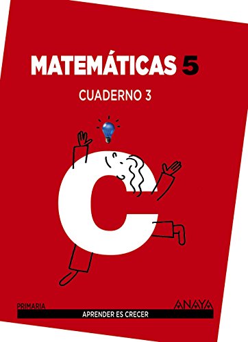 Imagen de archivo de CUADERNO MATEMATICAS 3 5ºEP MEC 14 ANAMAT15EP a la venta por medimops