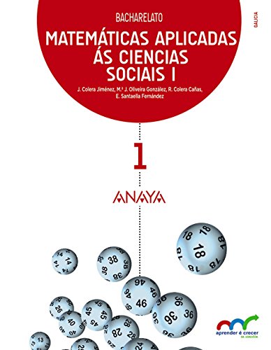 Stock image for Aprender  Crecer en Conexin, matemticas aplicadas s ciencias sociais, 1 Bachillerato (Galicia) for sale by medimops