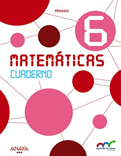 Imagen de archivo de Matemticas 6. Cuaderno. a la venta por Revaluation Books