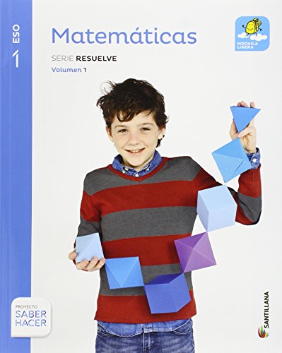 9788468020525: MATEMATICAS MOCHILA LIGERA SERIE RESUELVE 1 ESO SABER HACER - 9788468020525 (EDUCACION SECUNDARIA)