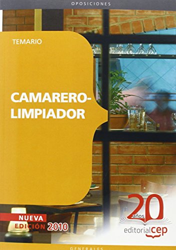 9788468105543: Camarero-Limpiador. Temario