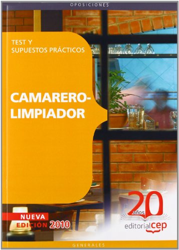 9788468105550: Camarer. Test y supuestos practicos camarero-limpiador (Coleccin 65)