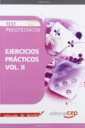 Imagen de archivo de Test Psicotcnicos Ejercicios Prcticos Vol. II. Coleccin de Bolsillo a la venta por Revaluation Books