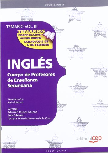 Imagen de archivo de Cuerpo de profesores de enseanza secundaria. Ingls. Temario. Vol. III a la venta por Iridium_Books