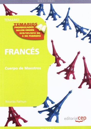 Beispielbild fr CUERPO DE MAESTROS. FRANCS TEMARIO zum Verkauf von Zilis Select Books