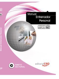 Beispielbild fr Manual Entrenador Personal. Formacin para el Empleo zum Verkauf von Iridium_Books