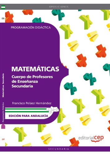 Imagen de archivo de Cuerpo Profesores Enseanza Secundaria Matematicas Programacion Didact a la venta por Iridium_Books