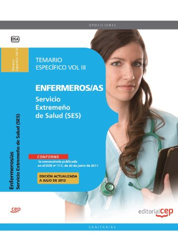 Stock image for ENFERMEROS/AS SERVICIO EXTREMEO DE SALUD. TEMARIO ESPECFICO VOL. III. for sale by Zilis Select Books