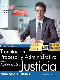 9788468169231: Cuerpo de Tramitacin Procesal y Administrativa de la Administracin de Justicia. Promocin Interna. Temario Vol. I