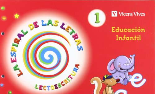 Stock image for La Espiral de las Letras, lectoescritura, 1 Educacin Infantil, 5 aos for sale by Revaluation Books