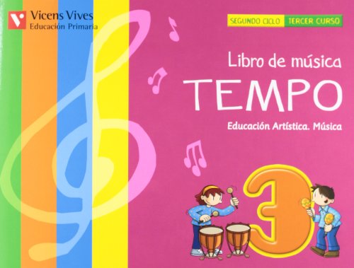 Imagen de archivo de LIBRO DE MUSICA TEMPO 3+CD a la venta por Zilis Select Books