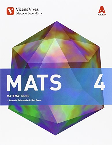 Stock image for MATS 4 (MATEMATIQUES) ESO AULA 3D for sale by medimops