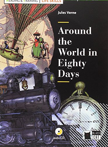 9788468250229: AROUND THE WORLD IN EIGHTY (FREE AUDIO) L. SKILLS (Black Cat. reading And Training)