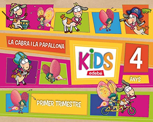 9788468311098: Kids, La cabra i la papallona, Educaci Infantil, 4 anys. 1 trimestre