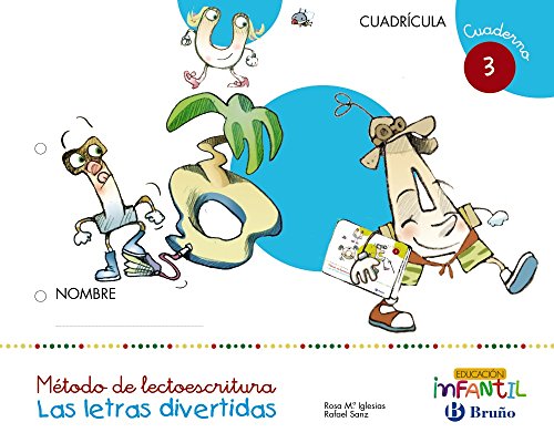 Imagen de archivo de Las letras divertidas Cuadrcula Cuaderno 3 (4 aos Educacin Infantil) a la venta por medimops