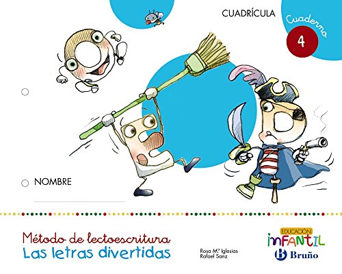 Stock image for Las letras divertidas Cuadrcula Cuaderno 4 (4 aos Educacin Infantil) for sale by medimops