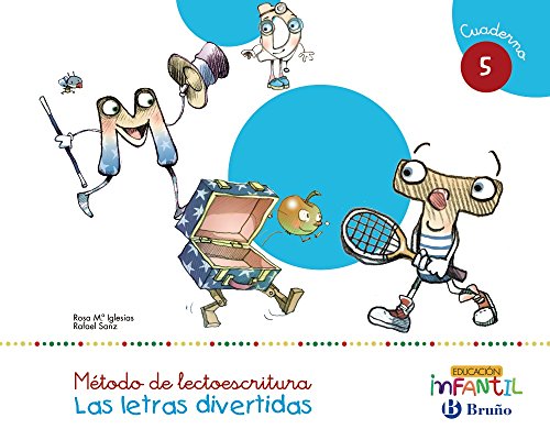 9788469611463: Las letras divertidas Pauta Cuaderno 5 - 9788469611463 (4 aos Educacin Infantil)