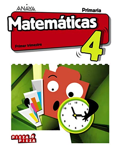 Stock image for Matemticas 4 (Pieza a Pieza) Primero, segundo y tercer trimestre for sale by medimops