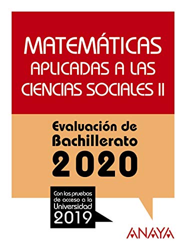 9788469873229: Matemticas aplicadas a las Ciencias Sociales II. (Prepara la Evaluacin de Bachillerato) - 9788469873229