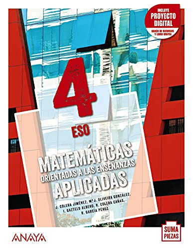 Beispielbild fr Matemticas Orientadas a las Enseanzas Aplicadas 4. - 9788469879412 zum Verkauf von Hamelyn