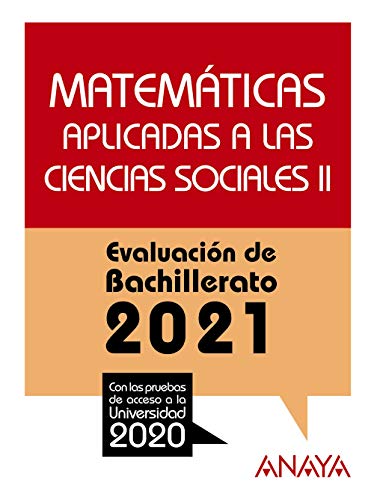 9788469885314: Matemticas aplicadas a las Ciencias Sociales II. - 9788469885314 (Prepara la Evaluacin de Bachillerato)