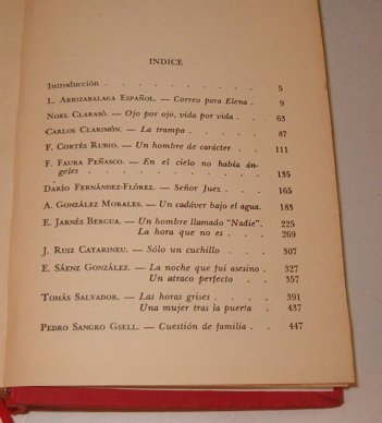 Imagen de archivo de Antologa de las mejores novelas Policacas ( Undcima seleccion) a la venta por Librera Gonzalez Sabio