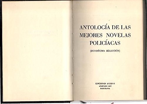 Stock image for Antologia de las Mejores Novelas Policiacas septima Seleccin for sale by Librera Prez Galds