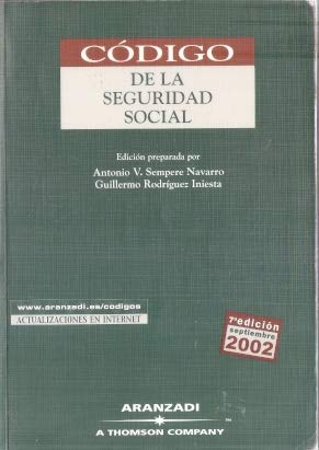 Stock image for Codigo de la seguridad social (2002) for sale by medimops