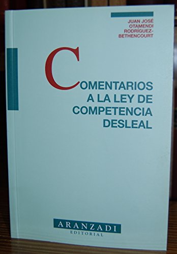 Imagen de archivo de Comentarios a la Ley de competencia desleal (Spanish Edition) a la venta por dsmbooks