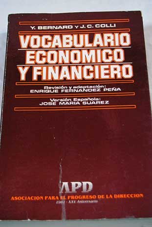 Stock image for Vocabulario economico y financiero for sale by medimops