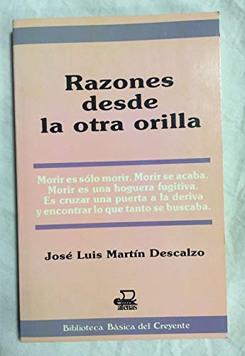 Imagen de archivo de RAZONES DESDE LA OTRA ORILLA (Cuaderno de apuntes V) a la venta por medimops