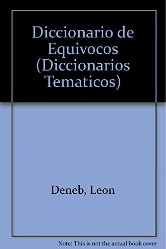 Stock image for DICCIONARIO E EQUVOCOS ( Definiciones, Expresiones, Frases y Locuciones ) for sale by Librera Gonzalez Sabio