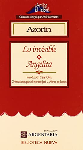 9788470305474: Angelita o Lo invisible