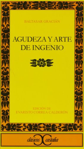 9788470390449: Agudeza y arte de ingenio, I . (CLASICOS CASTALIA)