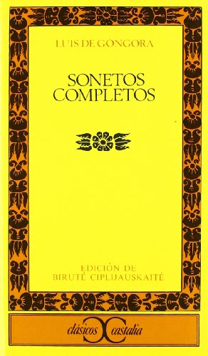 9788470390869: Sonetos completos .: 001 (CLASICOS CASTALIA. C/C.)