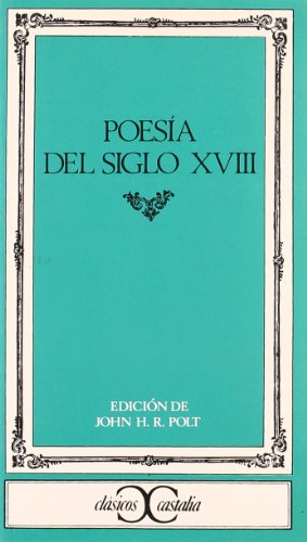 Beispielbild fr Poesa del siglo XVIII zum Verkauf von WorldofBooks