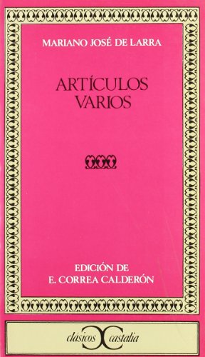 Imagen de archivo de Artculos varios . (Spanish Edition) a la venta por ThriftBooks-Atlanta