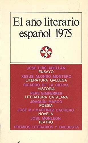 Imagen de archivo de El ano Literario Espanol 1975 a la venta por Anybook.com