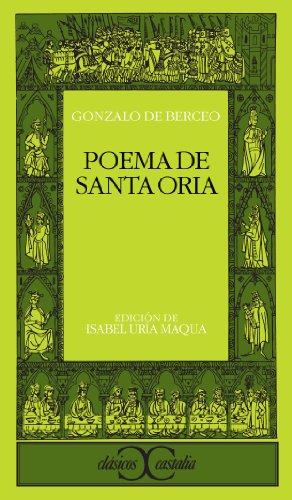 Beispielbild fr Poema de Santa Oria zum Verkauf von Better World Books