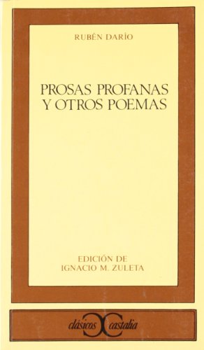 9788470394164: Prosas profanas y otros poemas . (CLASICOS CASTALIA. C/C.)