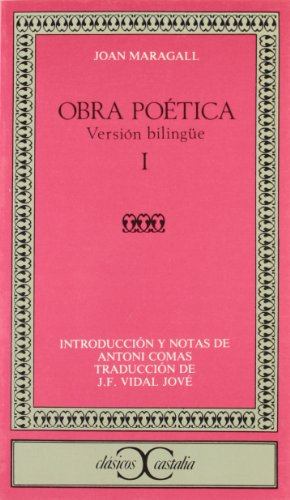 Imagen de archivo de Obra Potica, I. Versin Bilinge - a la venta por Hamelyn